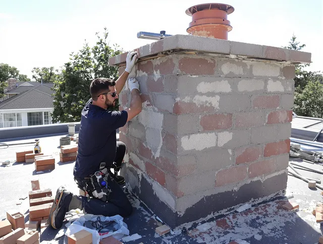 Advanced chimney repair process by Fountain Valley Chimney Sweep in Fountain Valley, CA