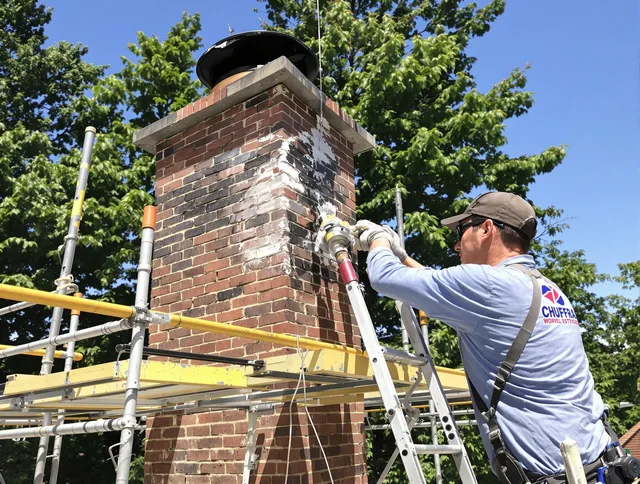 Structural chimney repair by Fountain Valley Chimney Sweep in Fountain Valley, CA