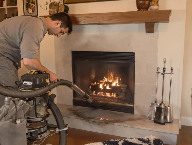 Routine fireplace upkeep by Fountain Valley Chimney Sweep in Fountain Valley, CA